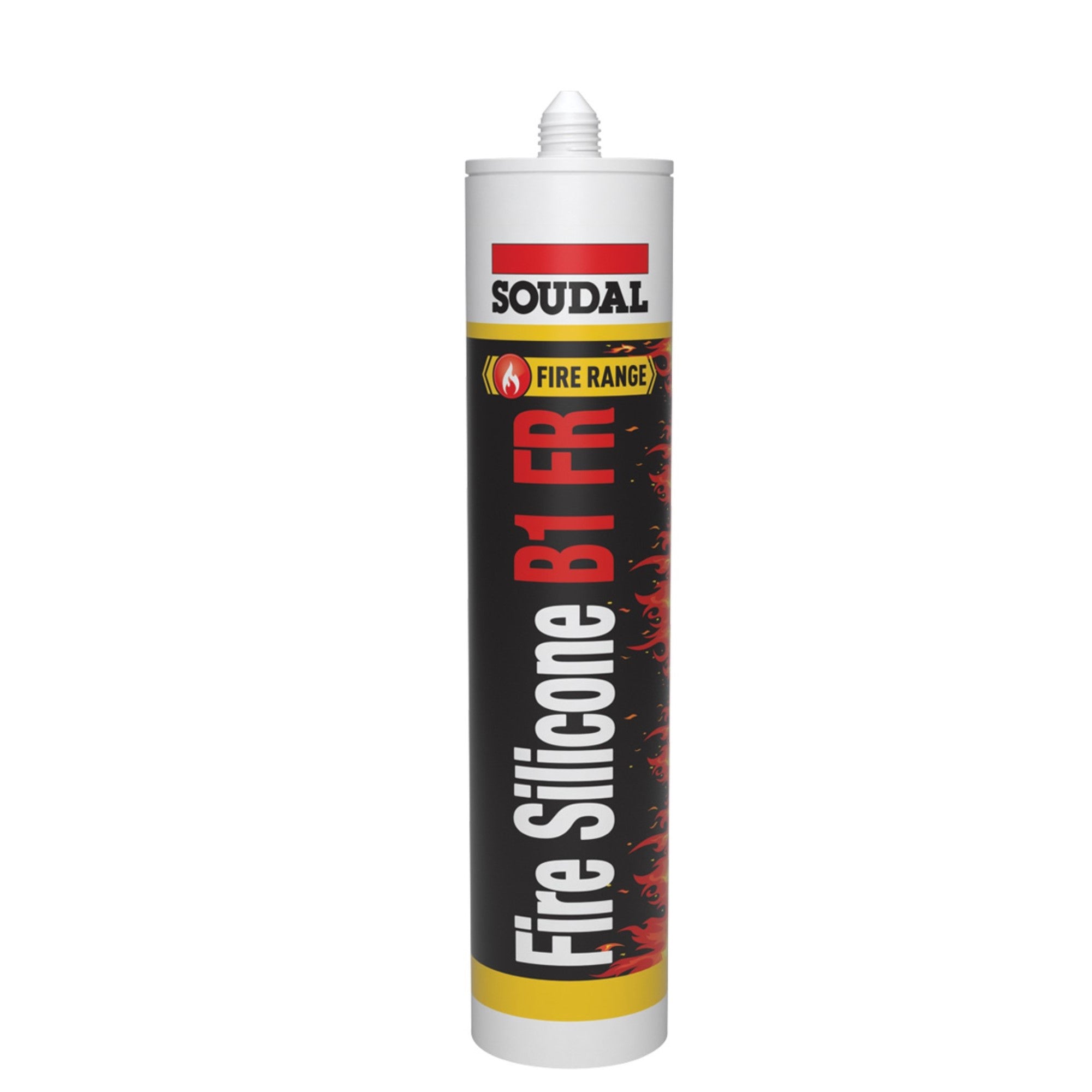 Soudal B1 FR White Low Modulus Neutral Fire Silicone 310ml (Box of 15 ...